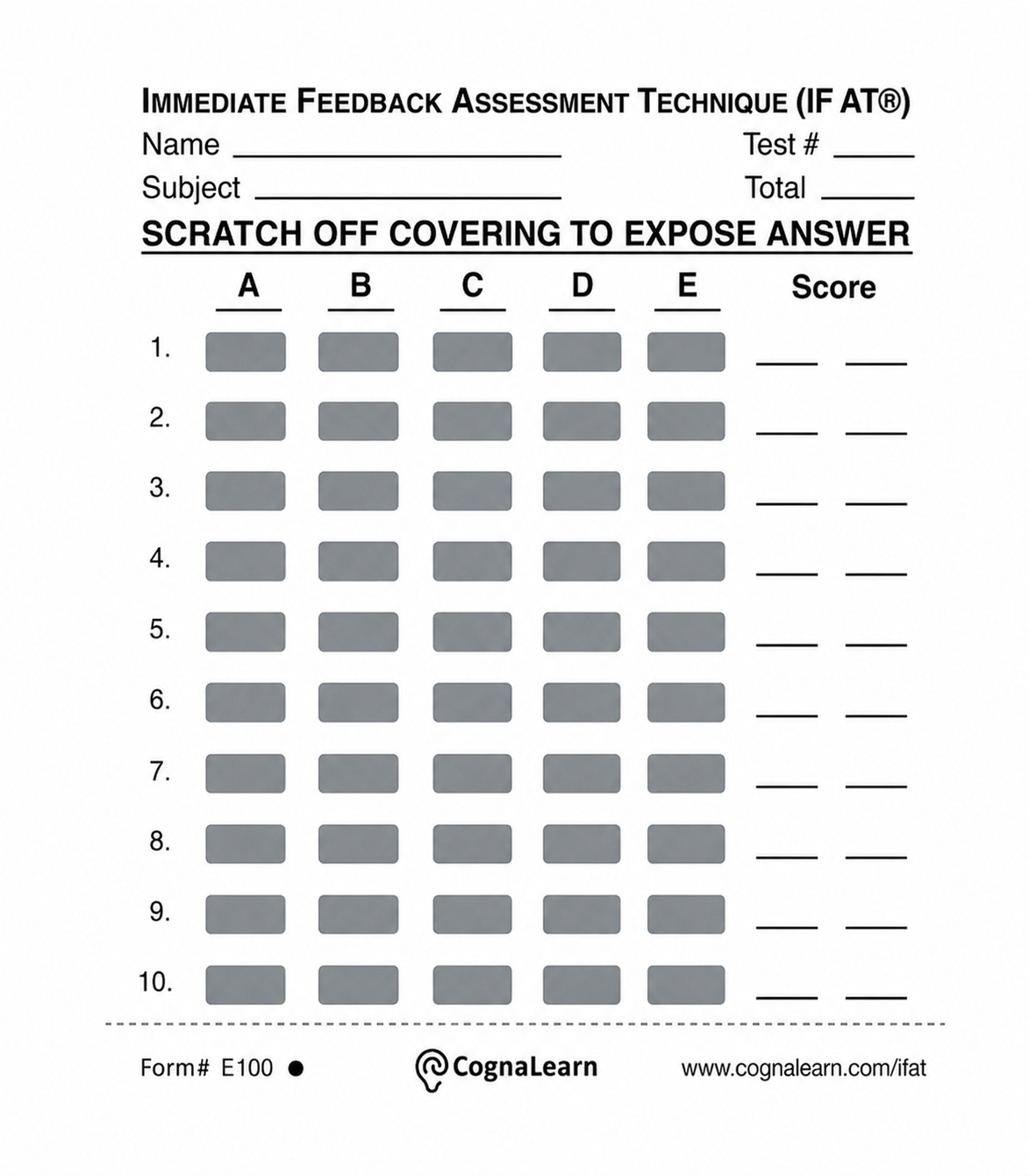 10-Question 5-Choice